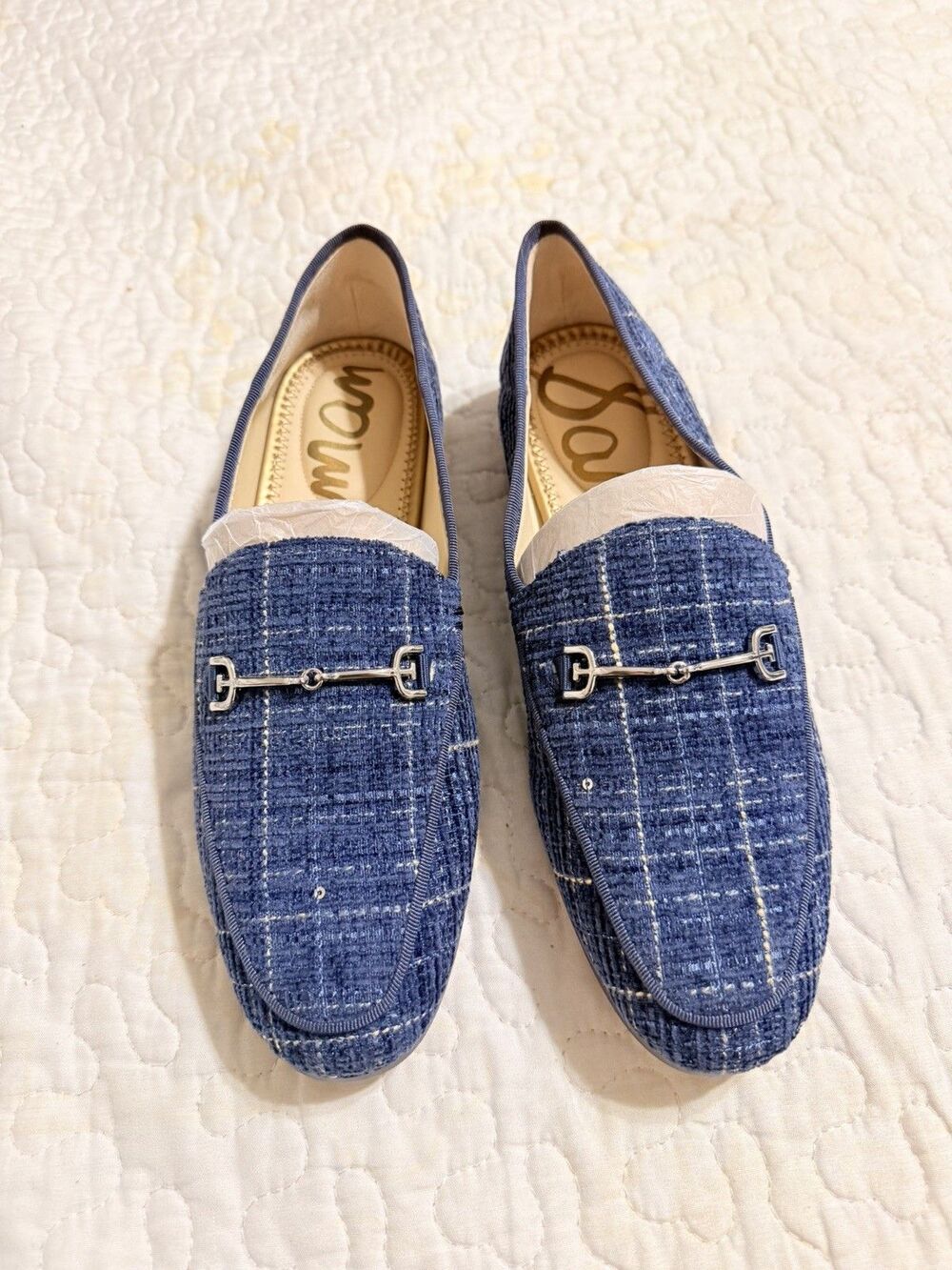 Sam Edelman Atlantic Blue Loraine Bit Loafer  Size 7 MSRP$150 Elegant NWOB - Picture 3 of 9